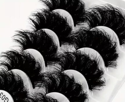 6 paires faux cils
