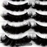 5 paires faux cils